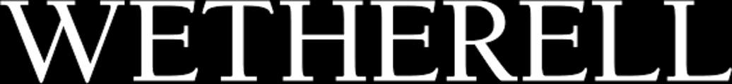 Wetherell logo. Residential CGI client of RE FRSH
