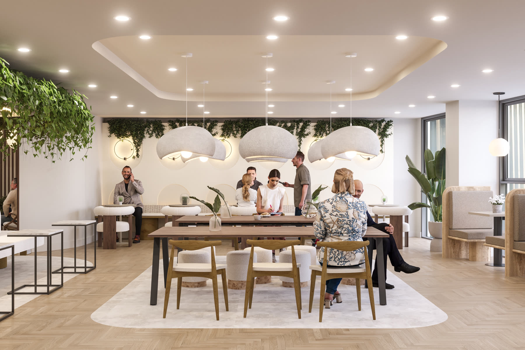 99 Bishopsgate 15th floor lounge CGI