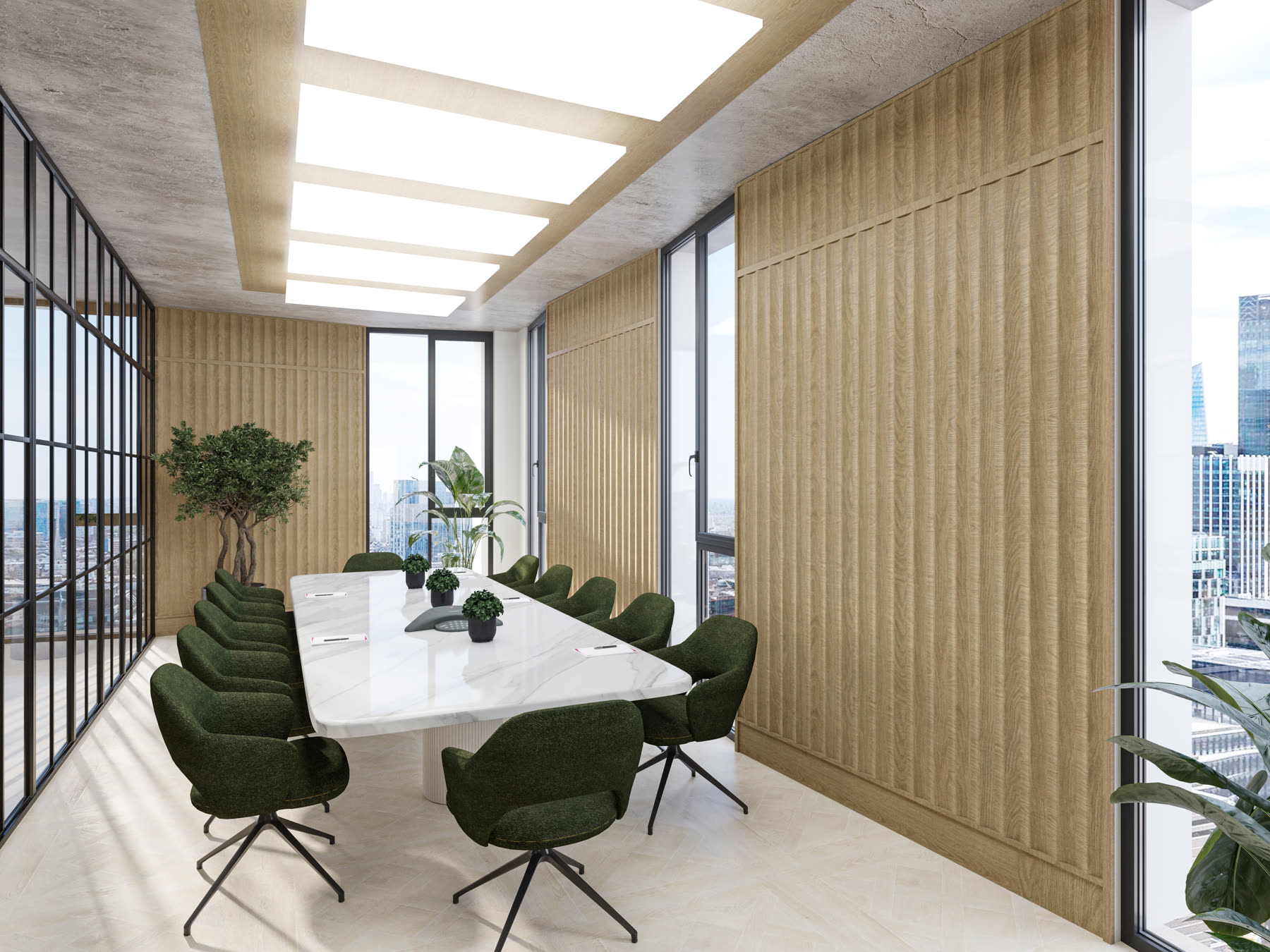 Edge Shoreditch breakout sitting area, first