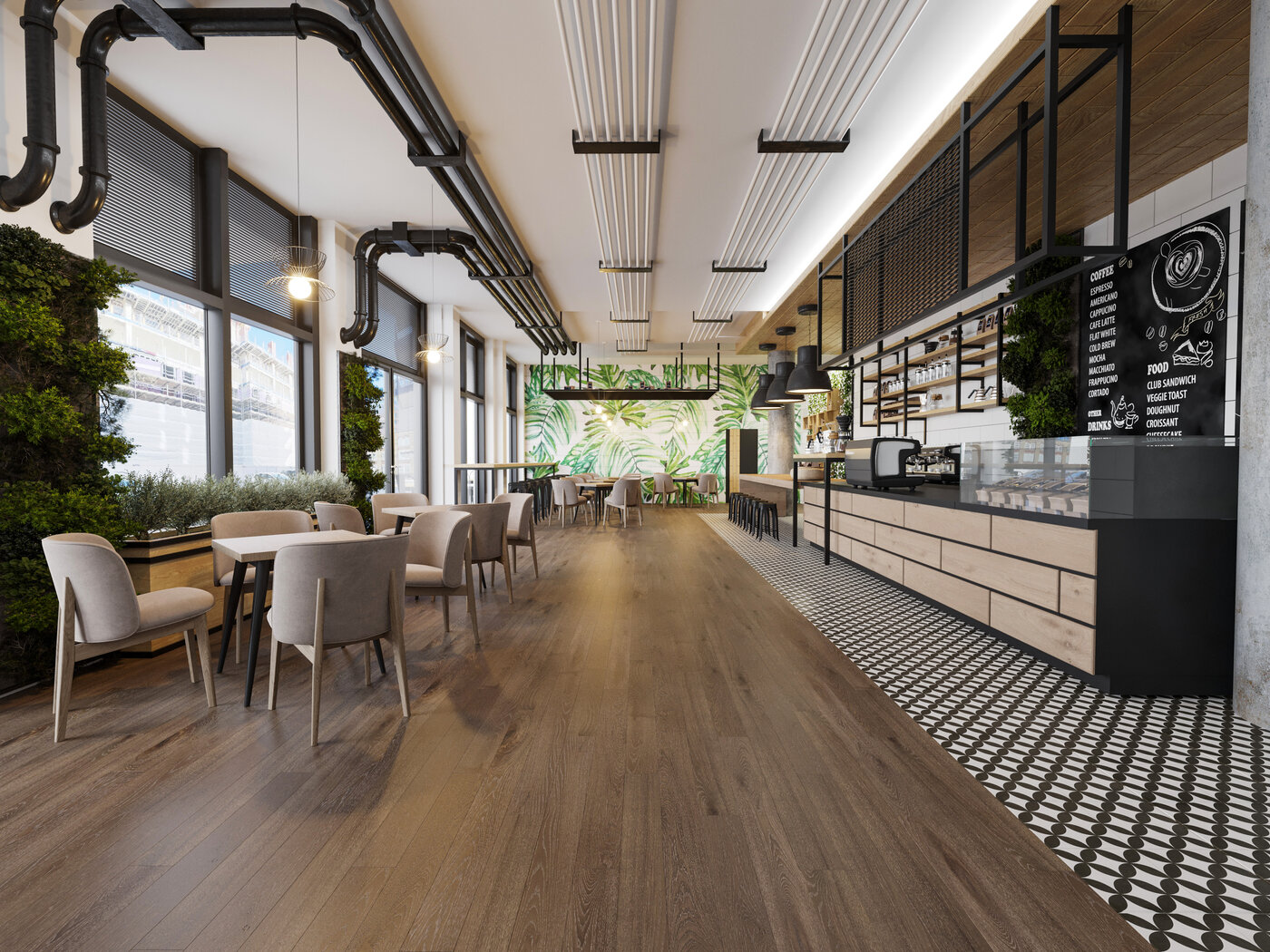 Cafe, fully fitted