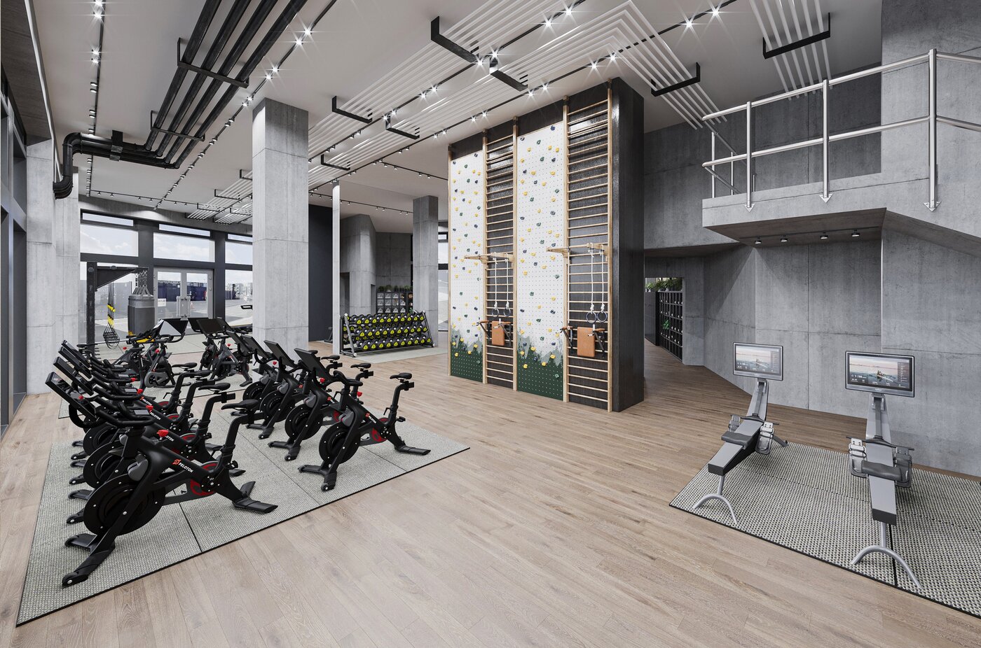 Gym, fully fitted
