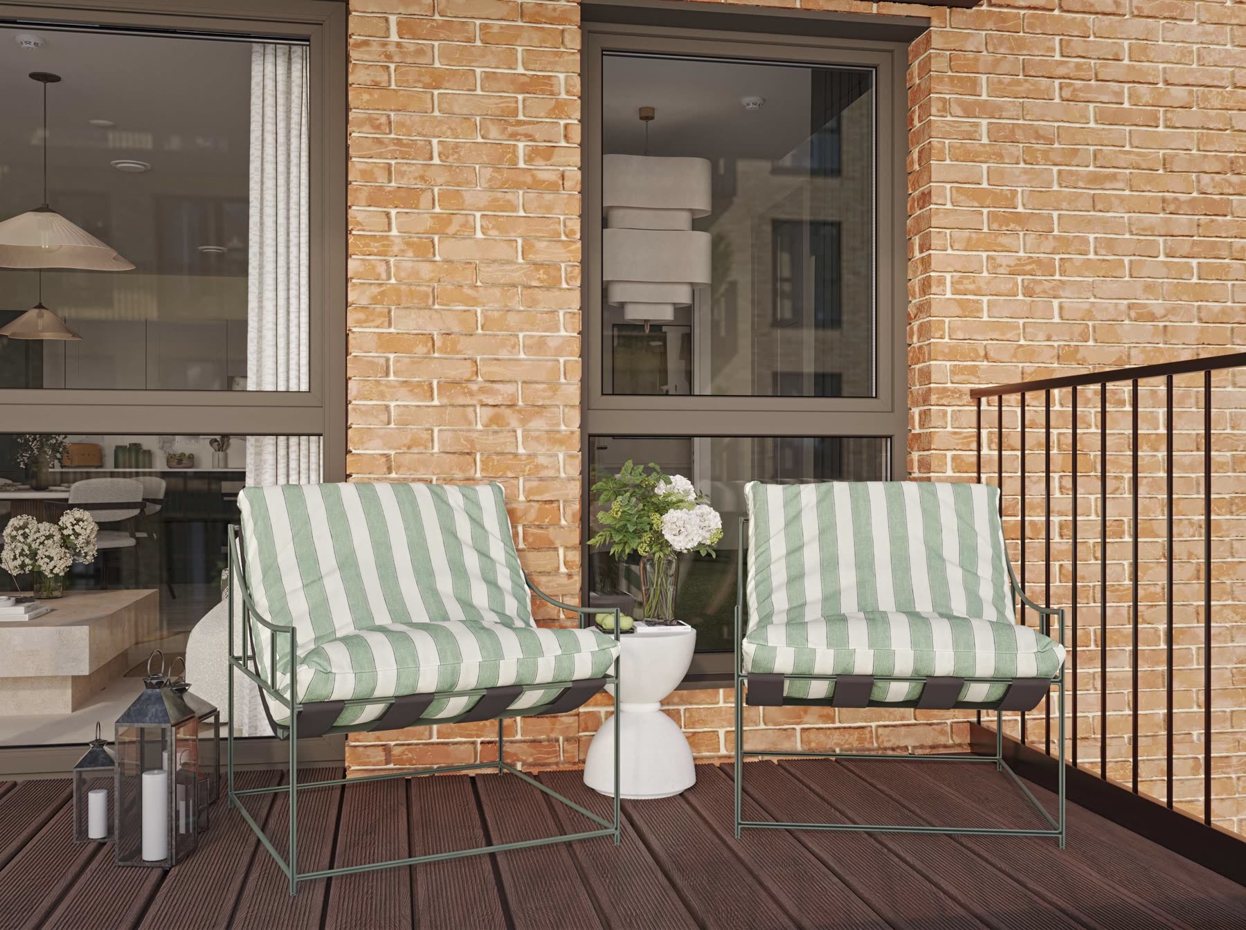 Hendon Waterside, balcony