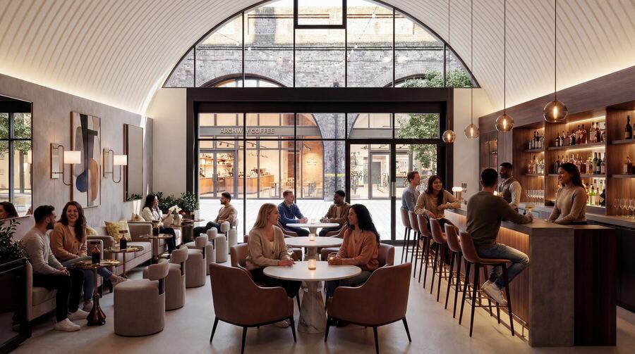 Kilburn Mews bar and lounge interior