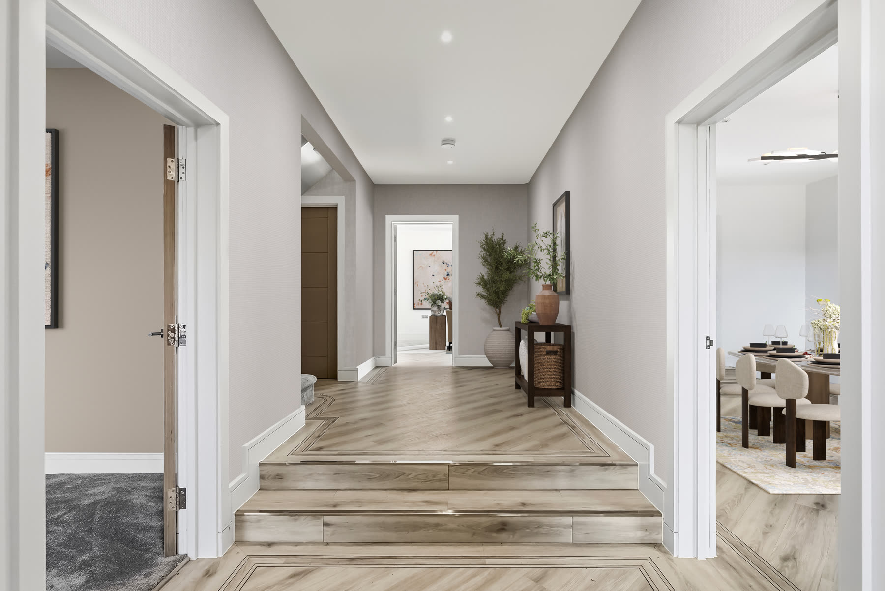 Rockfield Road, hallway