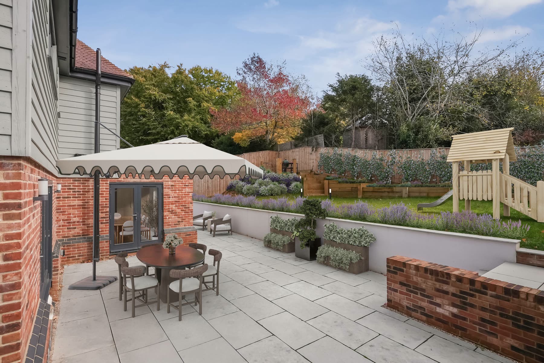 Rockfield Road, rear garden