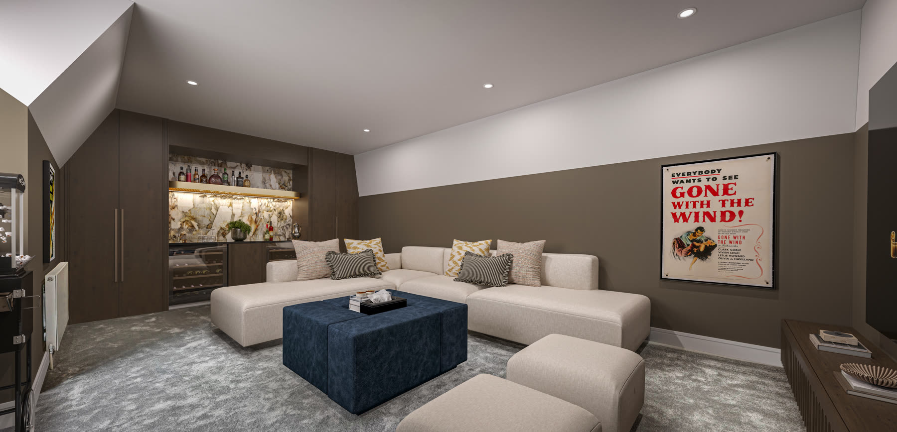 Rockfield Road, House 2 cinema room