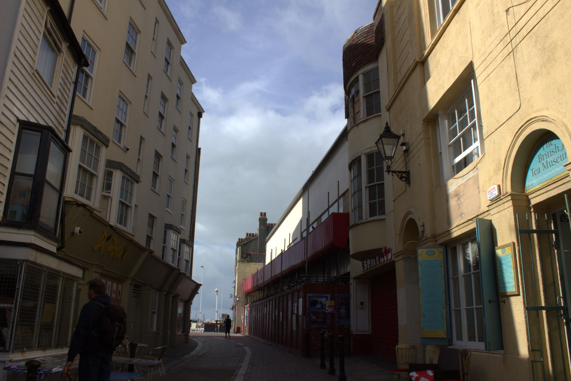 Existing Spitalfields site photograph, before the proposed scheme