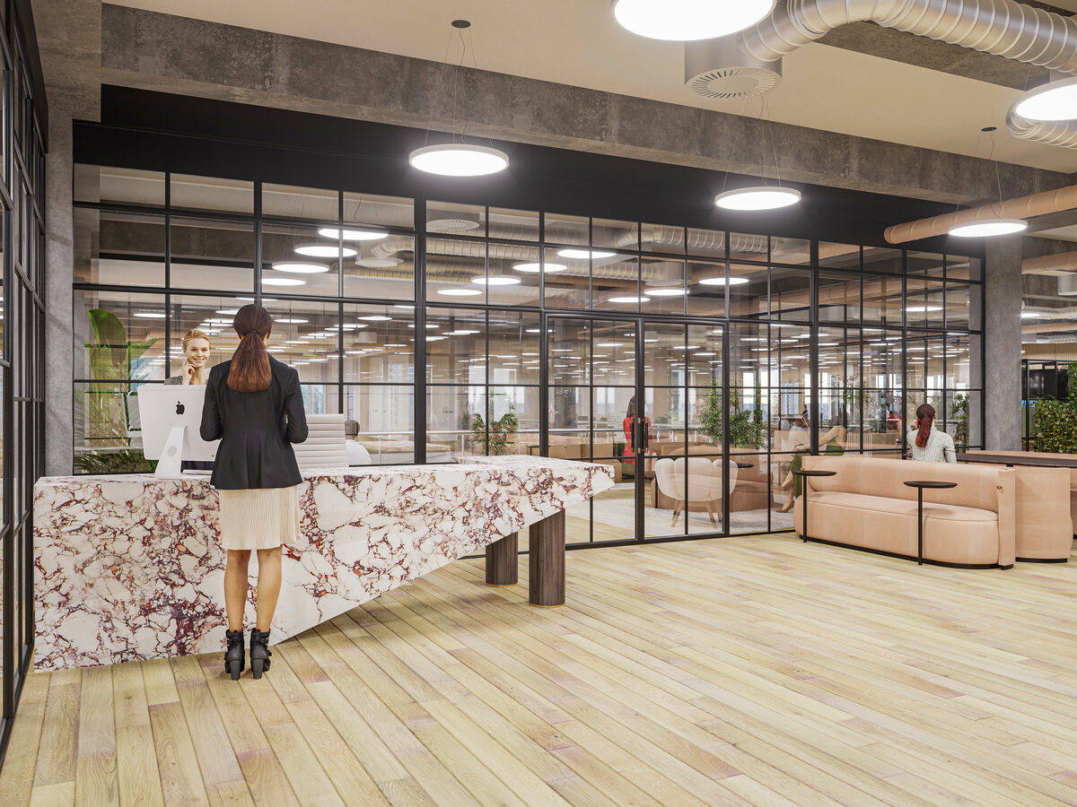 Third-floor reception CGI