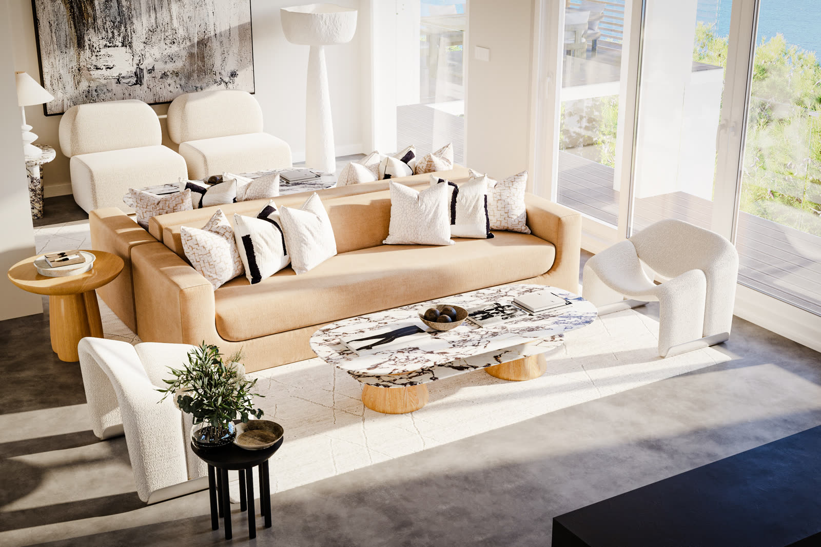 Cala Moli, living room from a second angle