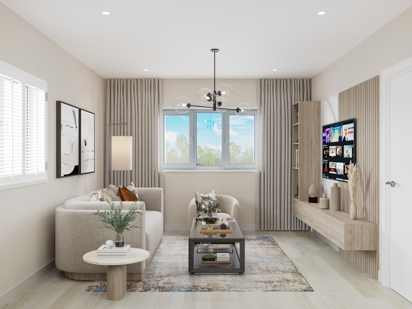Blackboys, living room CGI